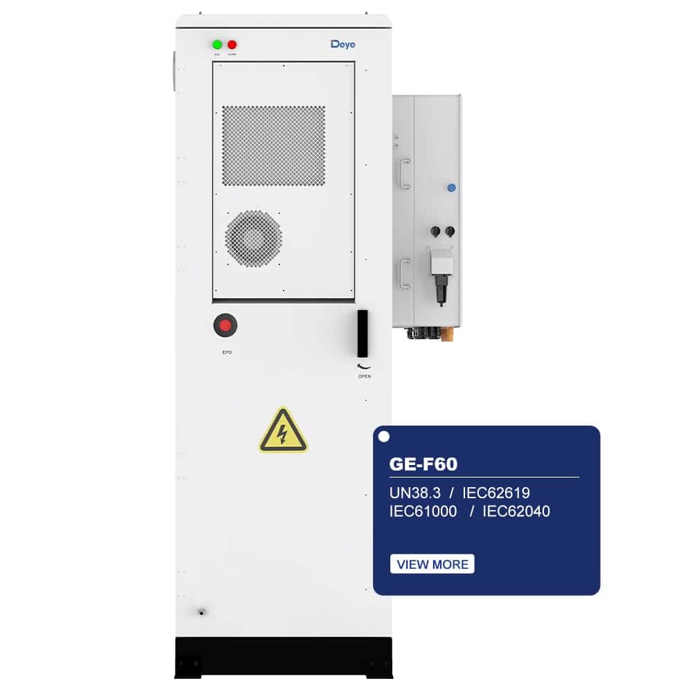 Deye GE-F60, 61.44 kWh Outdoor Cabinet